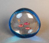 ART GLASS AQUARIUM PAPERWEIGHT