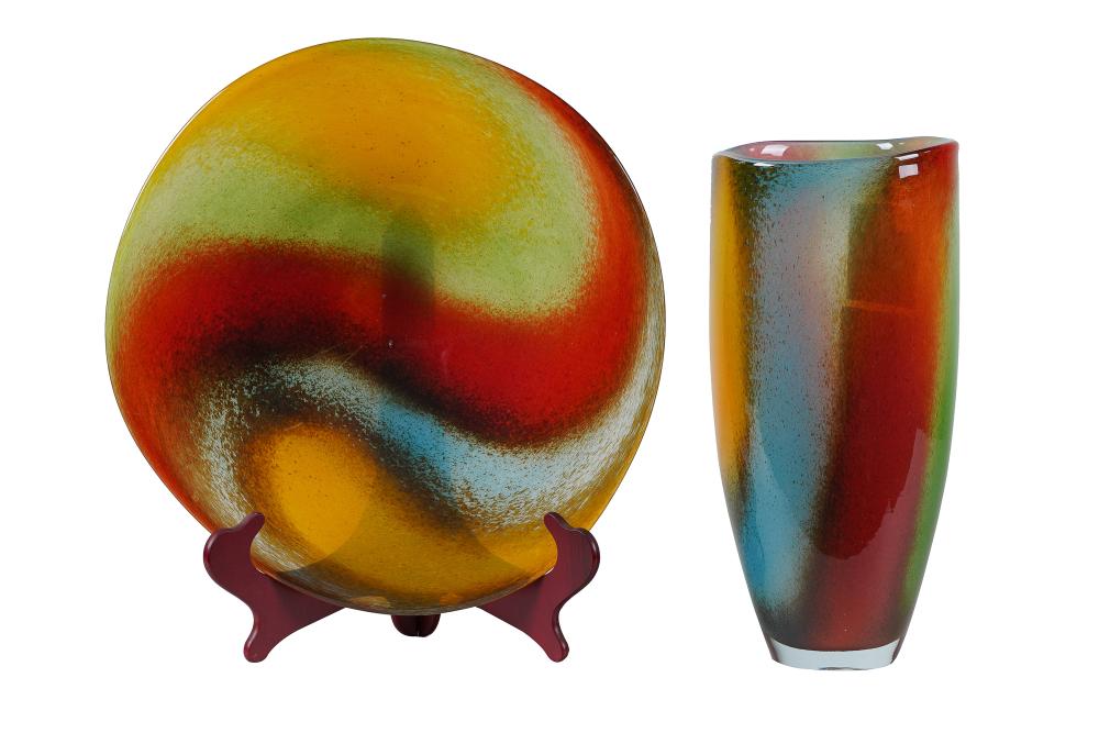 ART GLASS BOWL & VASEProvenance: