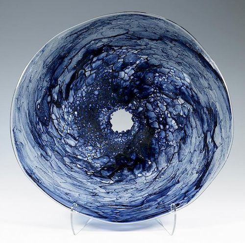 ART GLASS BOWLMid-century Modern