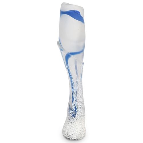 ART GLASS BUD VASEDESCRIPTION: An