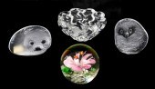 ART GLASS: FOUR PIECES OF CONT