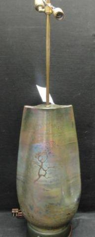 Art Glass Lamp. From a Mamaroneck