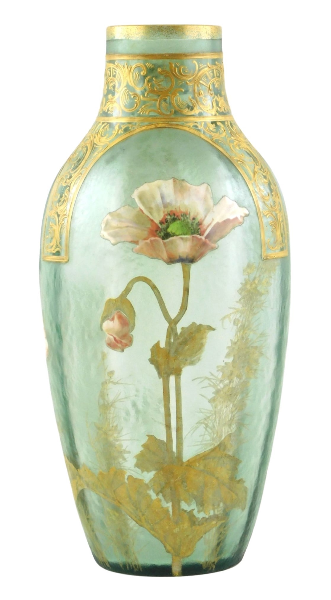 ART GLASS: LARGE ART NOUVEAU