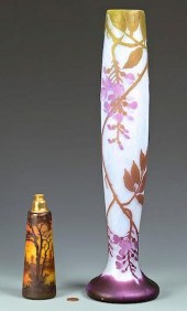 ART GLASS, LEGRAS CAMEO 19", P