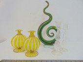ART GLASS LOT, MURANO SCULPTUR