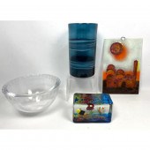 Art Glass Lot. Ward Bennett Sa