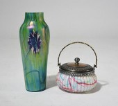 ART GLASS LOTAntique art glass