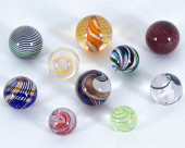 ART GLASS MARBLES  ARTISTS OR