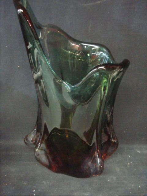Art Glass Midcentury Glass Vase.