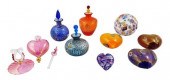 ART GLASS: NINE PIECES OF VENE