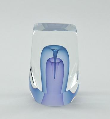 Art Glass Paper Weight by Ed