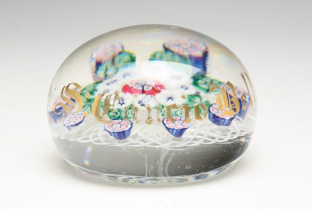 ART GLASS PAPERWEIGHT. Second