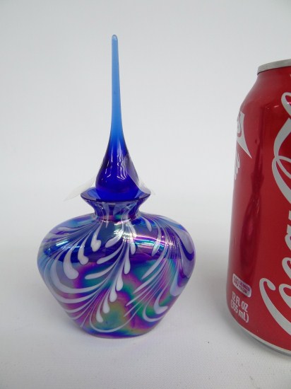 Art glass perfume. 5 1/2'' Ht.