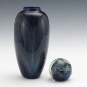ART GLASS, RANDY STRONG VASE A
