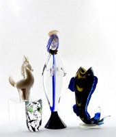 Art glass sculptures: Angelo P
