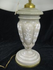 Art Glass Table Lamp white ena
