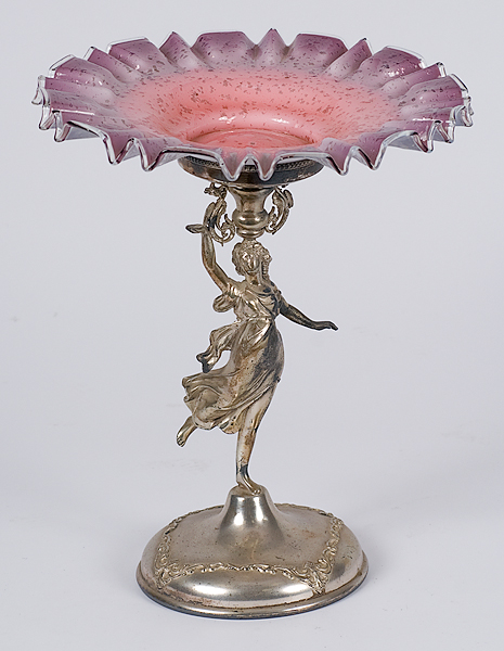 Art Glass Tazza 20th century an art