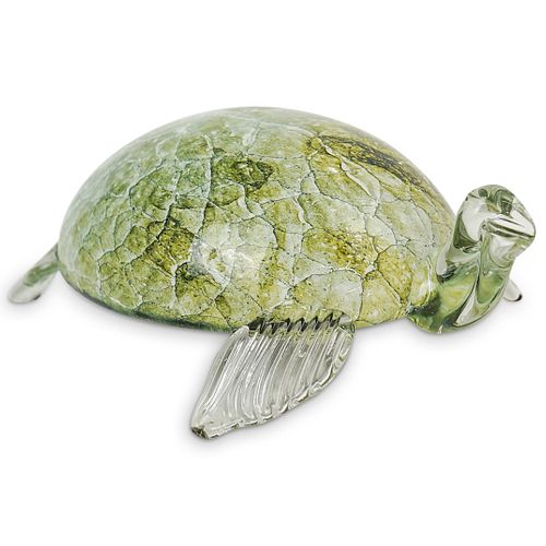 ART GLASS TURTLE FIGURINE