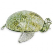 ART GLASS TURTLE FIGURINE SCUL