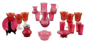 ART GLASS: TWENTY-THREE PIECES