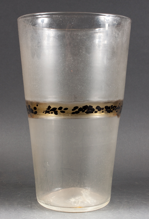 Art glass vase 20th century; with