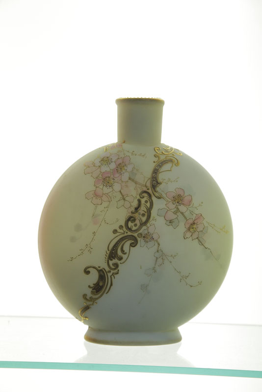 ART GLASS VASE. Attributed to Smith