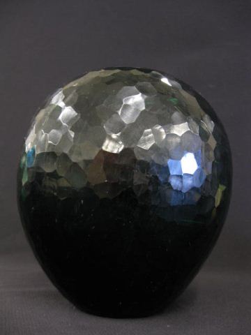 Art Glass Vase handhammered style