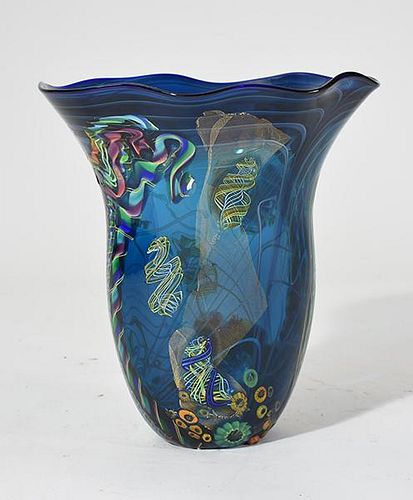 ART GLASS VASELarge Modern art