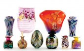 Art glass vases scent bottle a