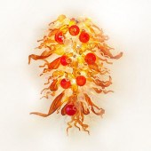 ART GLASS WALL LIGHT IN THE MA