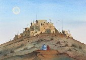 ART MENCHEGO (B.1950) PUEBLO M