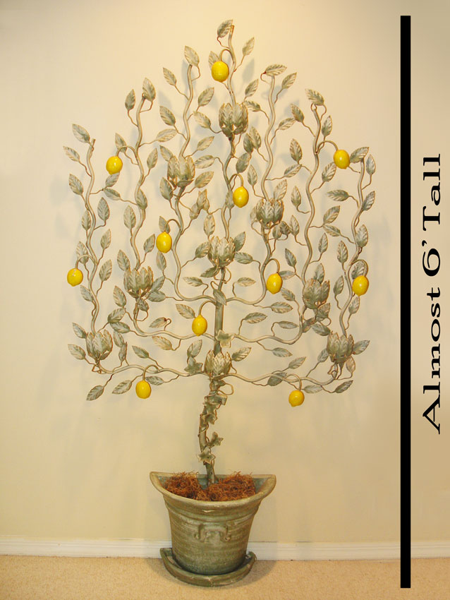 ART METAL LEMON TREE LIGHTING: 8