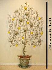 ART METAL LEMON TREE LIGHTING: