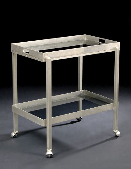 Art Moderne Brushed and Silvered