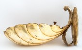 ART MODERNE GILT BRONZE SHELL