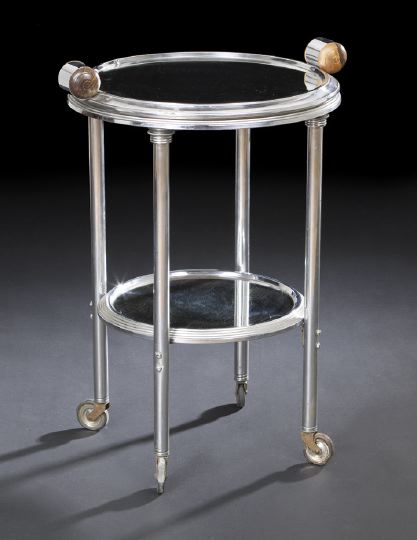 Art Moderne Silvered Metal