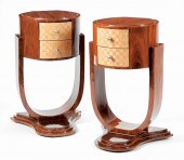 ART MODERNE-STYLE INLAID MAHOG