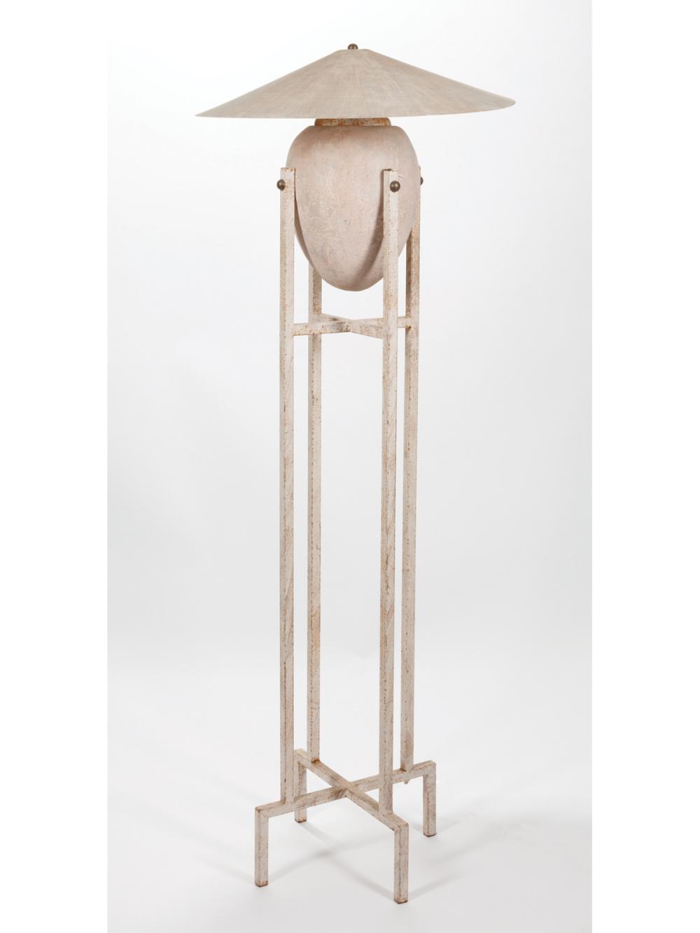 ART MODERNE-STYLE PATINATED METAL