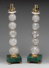 ART MODERNE-STYLE ROCK CRYSTAL