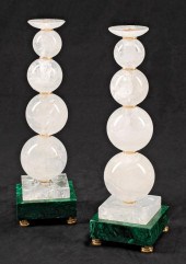 ART MODERNE-STYLE ROCK CRYSTAL