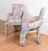 ART MODERNE UPHOLSTERED ARMCHA