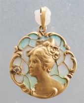 ART NOUVEAU 14-KARAT YELLOW-GO