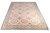 ART NOUVEAU AUBUSSON NEEDLEPOI