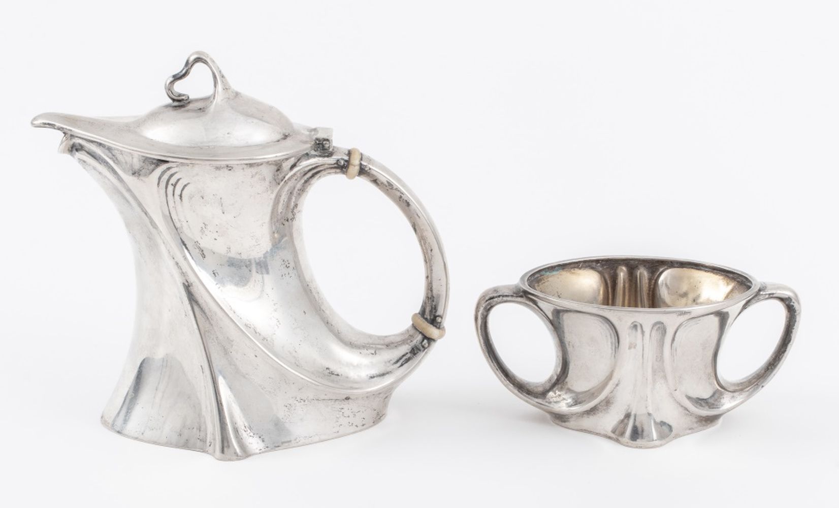 ART NOUVEAU AUSTRIAN SILVER MILK