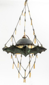 ART NOUVEAU BRONZE &AMP; BONE