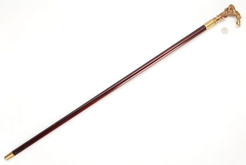 ART NOUVEAU BRONZE HANDLED