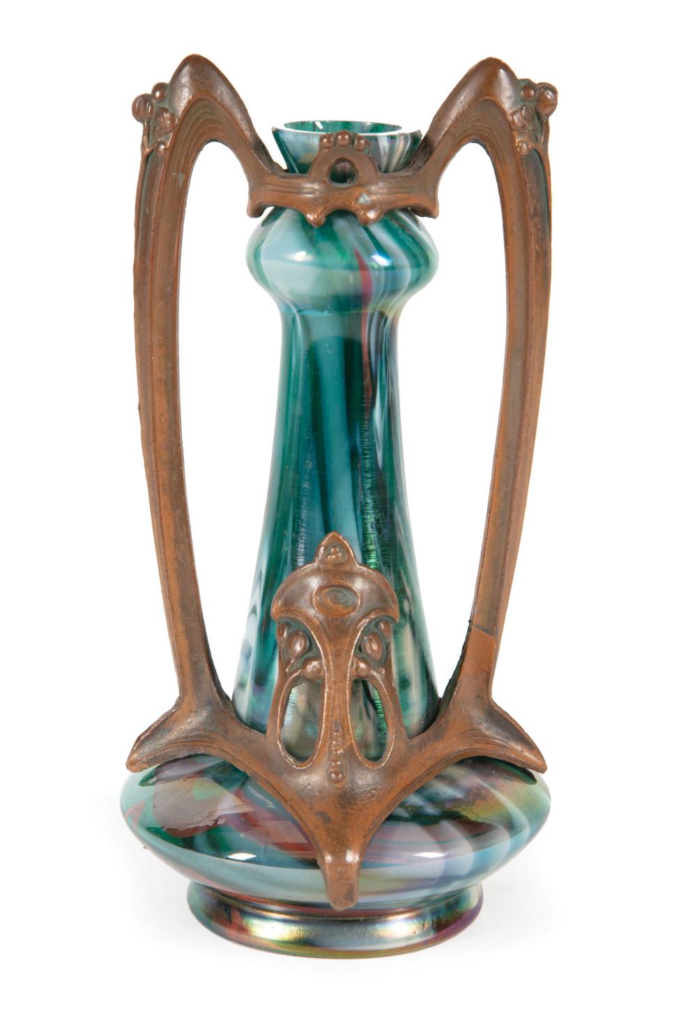 ART NOUVEAU BRONZED PEWTER