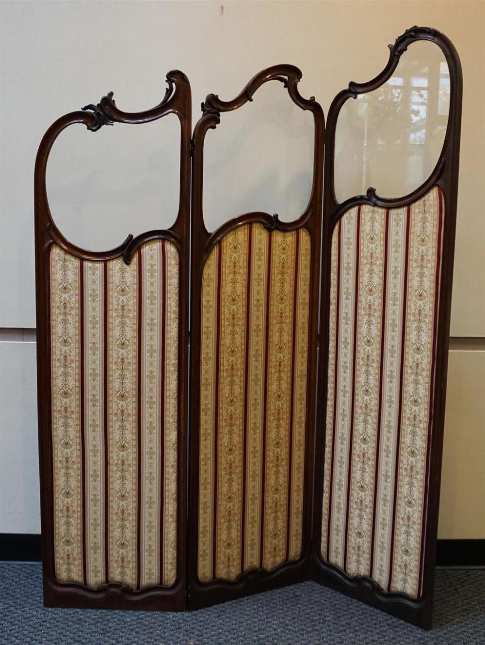 ART NOUVEAU CARVED MAHOGANY