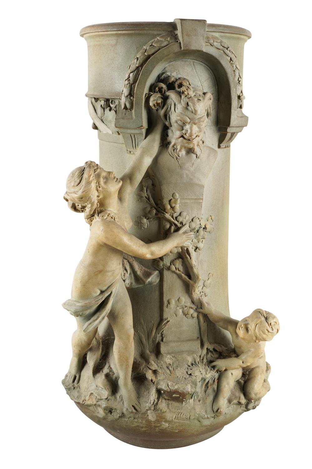 ART NOUVEAU CERAMIC UMBRELLA
