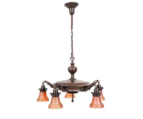 ART NOUVEAU CHANDELIERArt Nouveau